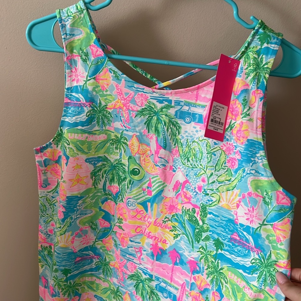 NWT Lilly Pulitzer - Lilly loves California Kristen dress - size medium - Picture 2 of 8